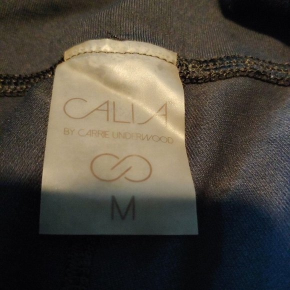 Calia Black with blue mesh cutouts leggings size medium - Picture 5 of 9